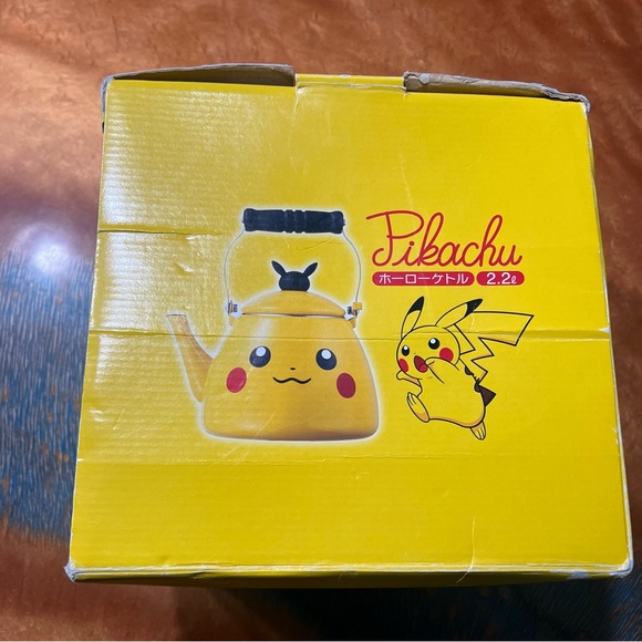 Pokémon Center Pikachu Tea Kettle Yellow Pikachu Teapot Japan with box - Picture 16 of 16